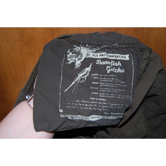 ORVIS 1856 Pants 5 Five Pocket Stretch Twill Mens Size 42x34 Olive - Picture 9 of 10